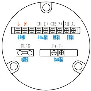 dn400管道流量計接線圖