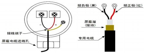 超聲波流量計(jì)探頭接線圖